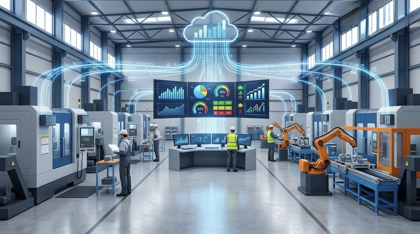 智慧製造應用案例：透過 OPC Server 實現三菱 PLC 自動化報工與稼動率監控